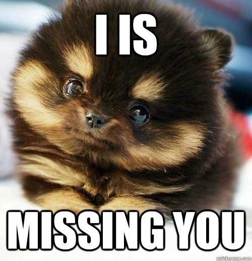 I Is missing you  