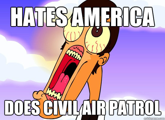 HATES AMERICA DOES CIVIL AIR PATROL  