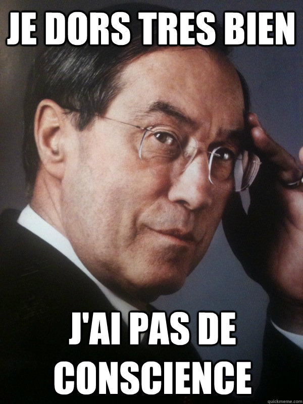 Je dors trEs bien J'ai pas de conscience  FNUMP