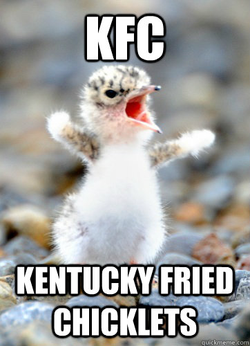 KFC Kentucky Fried Chicklets  