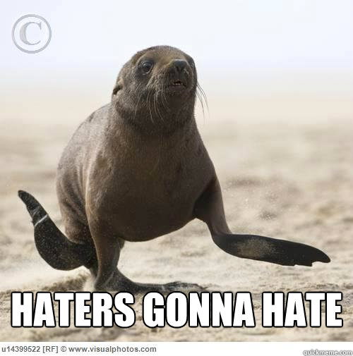  Haters Gonna Hate  