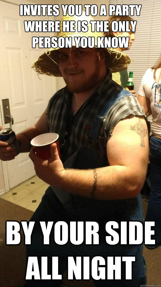 Invites you to a party where he is the only person you know by your side all night - Invites you to a party where he is the only person you know by your side all night  Misc