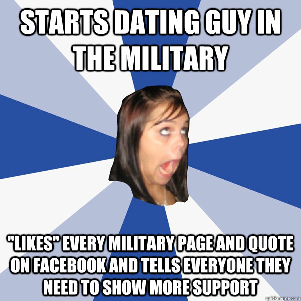 starts dating guy in the military 