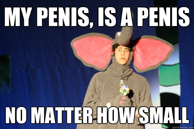 My Penis, is a penis No matter how small - My Penis, is a penis No matter how small  Bruno Schivone