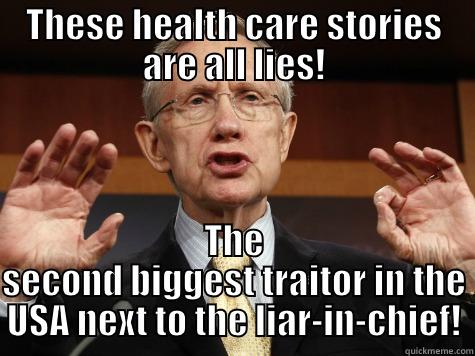 THESE HEALTH CARE STORIES ARE ALL LIES! THE SECOND BIGGEST TRAITOR IN THE USA NEXT TO THE LIAR-IN-CHIEF! Misc