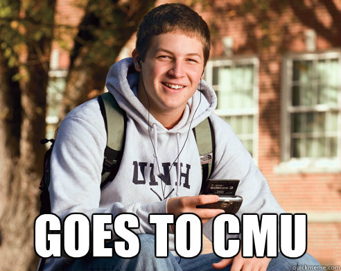  Goes to CMU  College Freshman