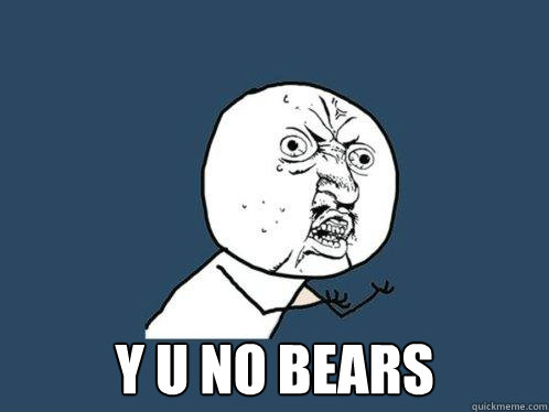  y u no bears  Y U No