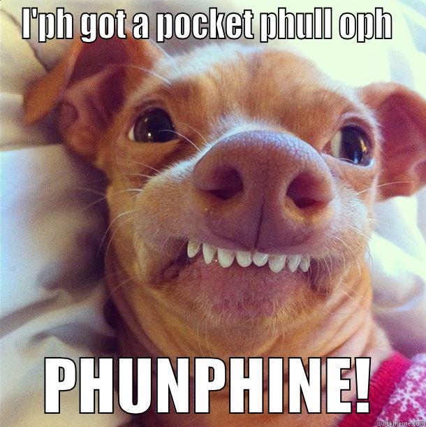 I'PH GOT A POCKET PHULL OPH  PHUNPHINE! Misc