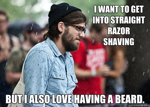 I want to get into straight razor shaving But I also love having a beard.  