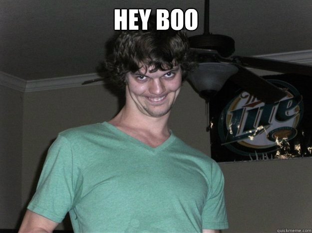 Hey Boo wanna go fool around at the cemetery?  