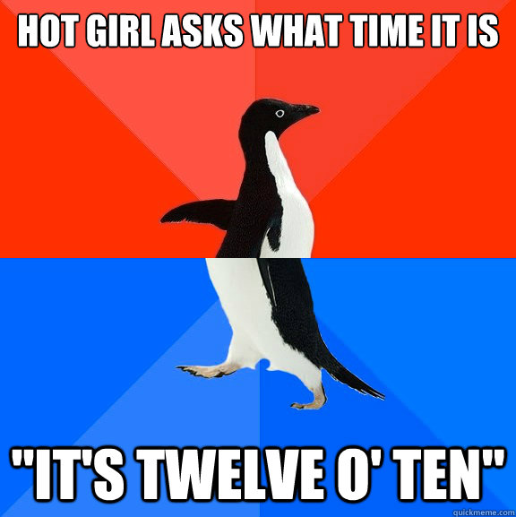 hot girl asks what time it is 