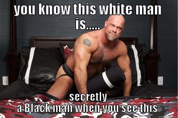 YOU KNOW THIS WHITE MAN IS..... SECRETLY A BLACK MAN WHEN YOU SEE THIS  Gorilla Man