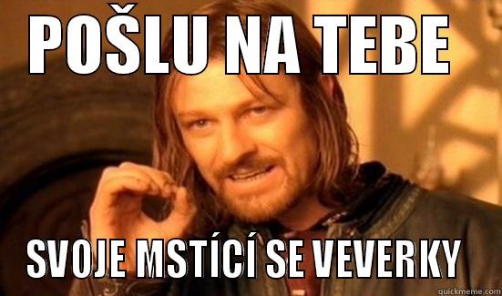   POŠLU NA TEBE     SVOJE MSTÍCÍ SE VEVERKY  Boromir