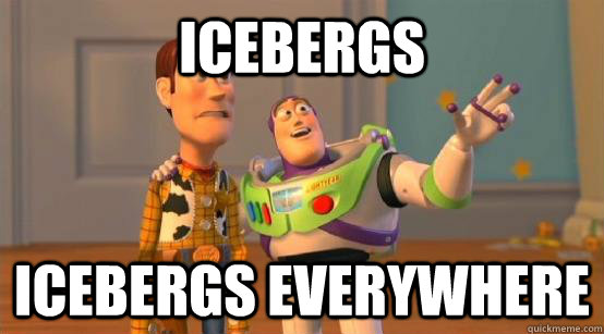 Icebergs icebergs everywhere - Icebergs icebergs everywhere  Buzz Glitter