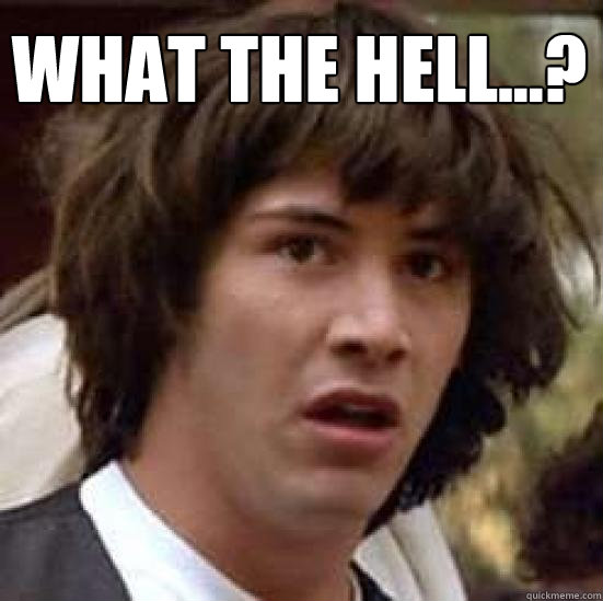 What the hell...?   conspiracy keanu