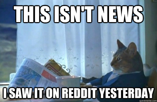 This isn't news i saw it on reddit yesterday - This isn't news i saw it on reddit yesterday  Misc