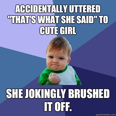 Accidentally uttered 