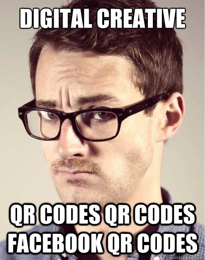digital creative QR CODES QR CODES FACEBOOK QR CODES  Junior Art Director
