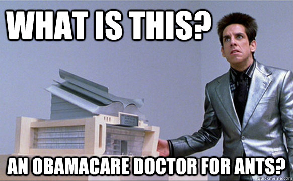 WHAT is this? An obamacare doctor for ants?   School for ants