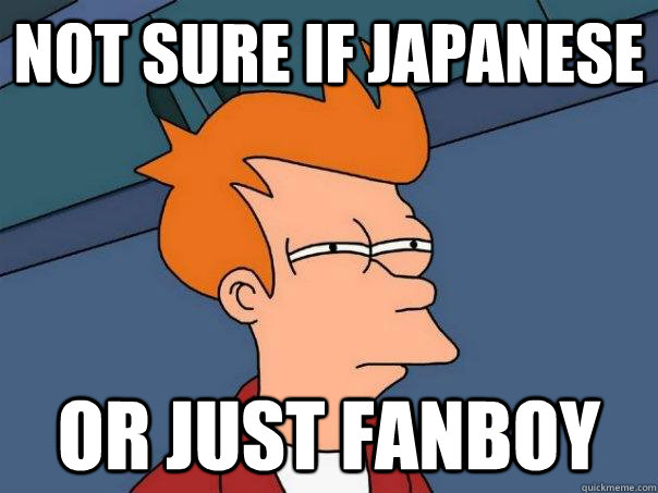Not sure if Japanese Or just fanboy  Futurama Fry