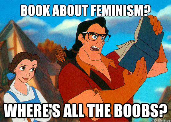 Book about feminism? Where's all the boobs? - Book about feminism? Where's all the boobs?  Hipster Gaston