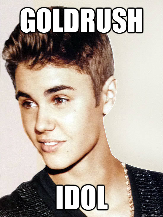 goldrush  idol  Justin Bieber hits puberty