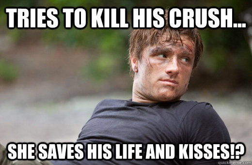 Tries to kill his crush... She saves his life and kisses!?   Dafuq