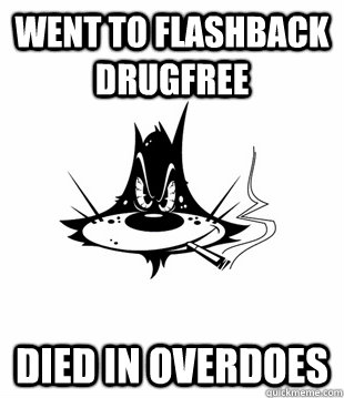 Went to flashback drugfree Died in overdoes  