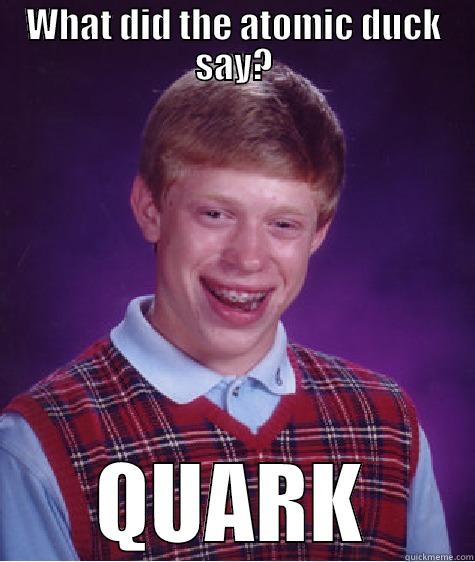 WHAT DID THE ATOMIC DUCK SAY? QUARK Bad Luck Brian
