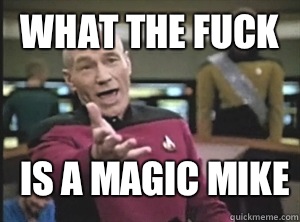What the fuck Is a magic mike  Annoyed Picard