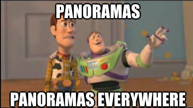 panoramas panoramas everywhere  Buzz and Woody