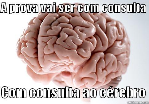 A PROVA VAI SER COM CONSULTA   COM CONSULTA AO CÉREBRO Scumbag Brain