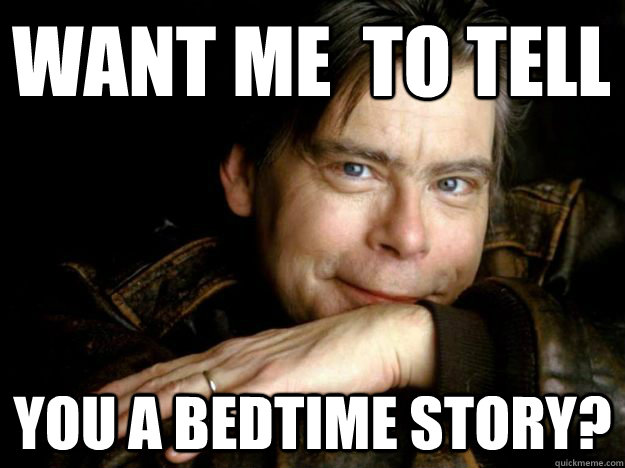 Want me  to tell You A bedtime story?  