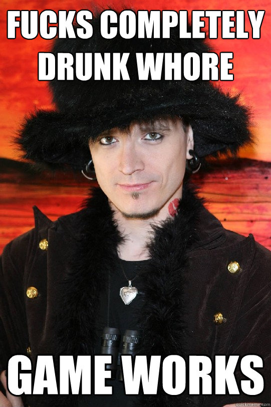 Fucks completely drunk whore Game works  Lolgame