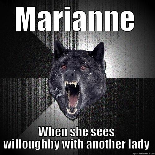 MARIANNE WHEN SHE SEES WILLOUGHBY WITH ANOTHER LADY Insanity Wolf
