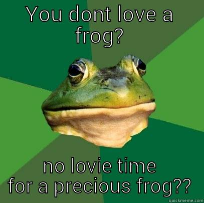 YOU DONT LOVE A FROG? NO LOVIE TIME FOR A PRECIOUS FROG?? Foul Bachelor Frog