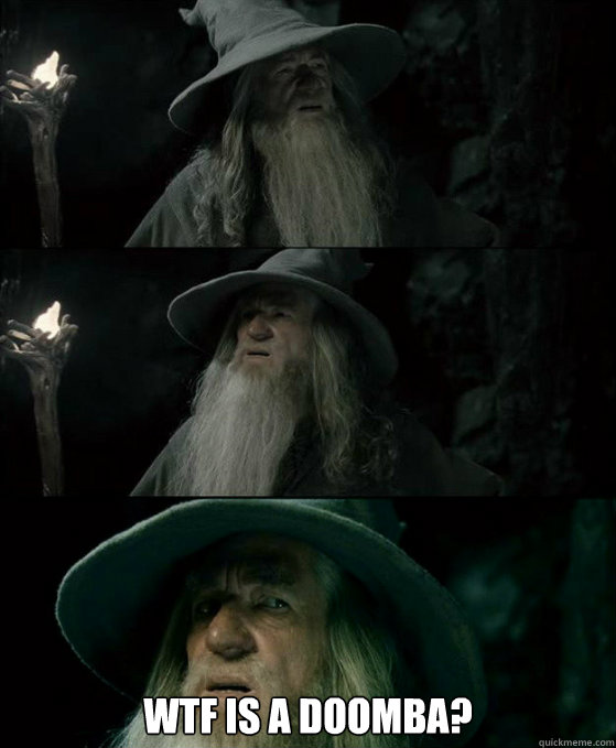  WTF is a doomba?  Confused Gandalf