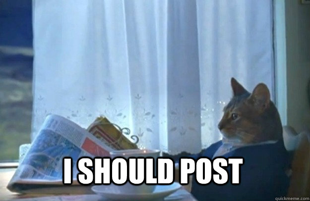 I should post  Sophisticated Cat