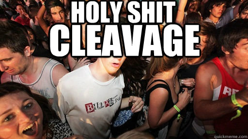 Holy Shit Cleavage  Sudden Clarity Clarence