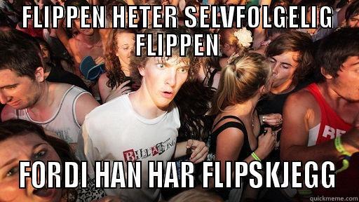 FLIPPEN HETER SELVFØLGELIG FLIPPEN FORDI HAN HAR FLIPSKJEGG Sudden Clarity Clarence
