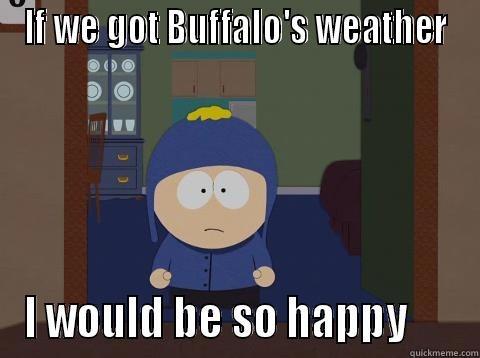 Weather Sucks - IF WE GOT BUFFALO'S WEATHER I WOULD BE SO HAPPY      Craig would be so happy