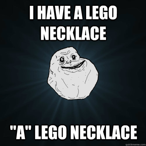 I HAVE A LEGO NECKLACE 
