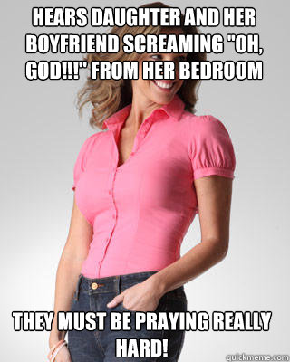 hears daughter and her boyfriend screaming 
