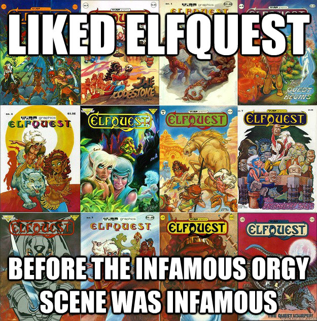 Liked Elfquest Before the infamous Orgy Scene was infamous - Liked Elfquest Before the infamous Orgy Scene was infamous  Elfquest Classic
