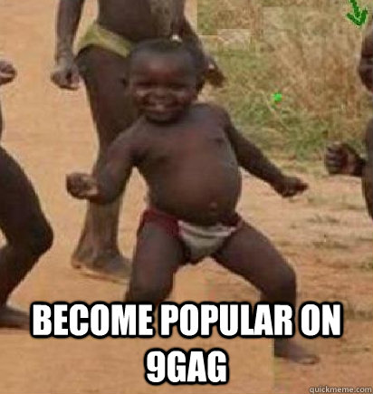  become popular on 9gag  dancing african baby