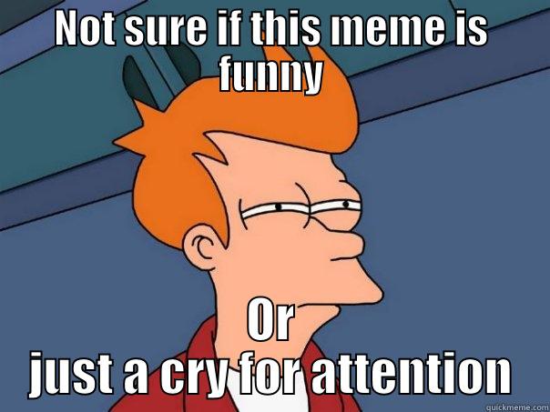 NOT SURE IF THIS MEME IS FUNNY OR JUST A CRY FOR ATTENTION Futurama Fry