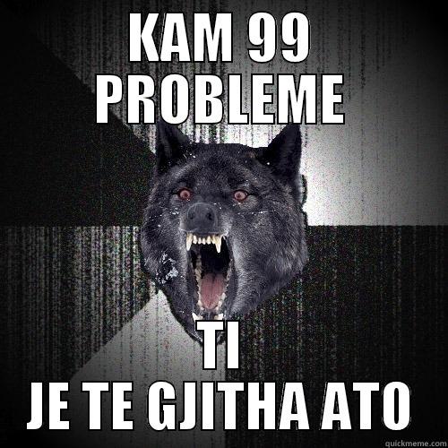 KAM 99 PROBLEME TI JE TE GJITHA ATO Insanity Wolf