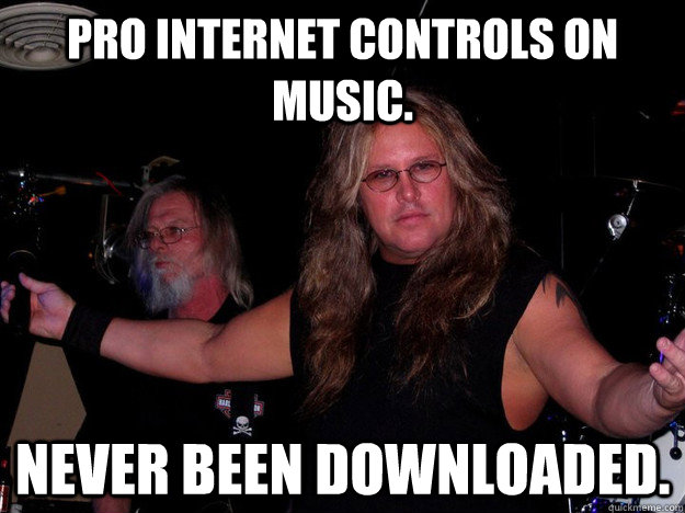 Pro INTERNET controls on music.  Never been downloaded.   