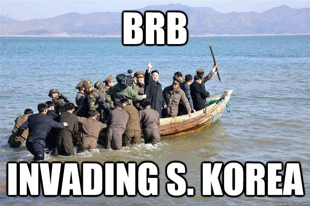 BRB invading s. korea  