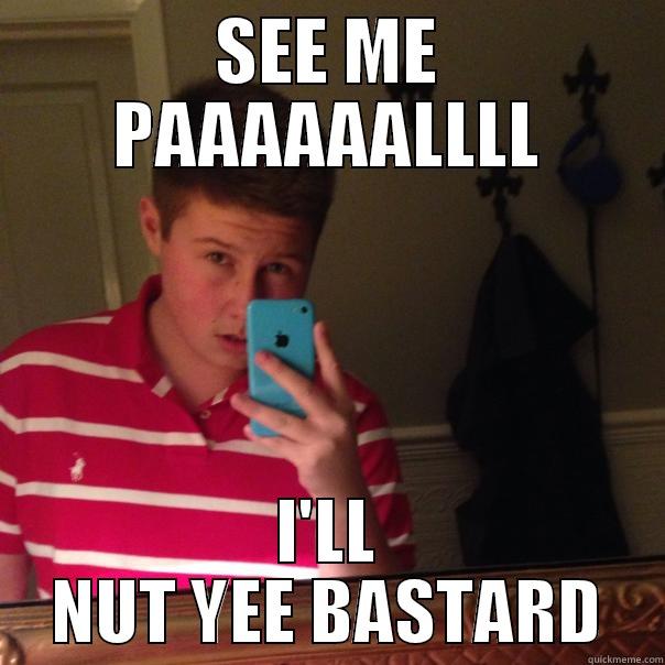SEE ME PAAAAAALLLL I'LL NUT YEE BASTARD Misc